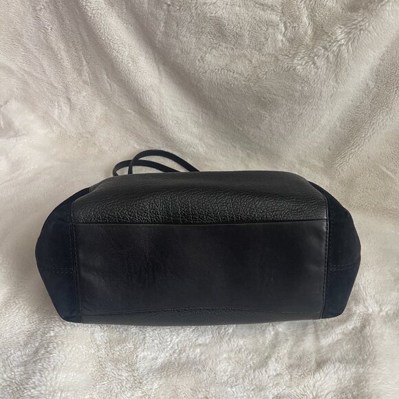 COACH Lexy Mixed Leather Suede Large Shoulder Bag - Picture 7 of 16